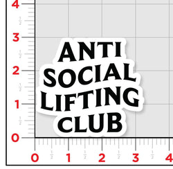 Anti Social Lifting Club Sticker