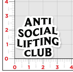 Anti Social Lifting Club Sticker