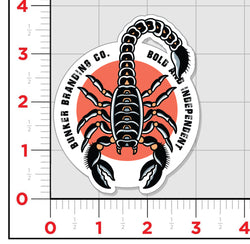 Bunker Scorpion Sticker