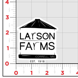Larson Farms Logo Sticker