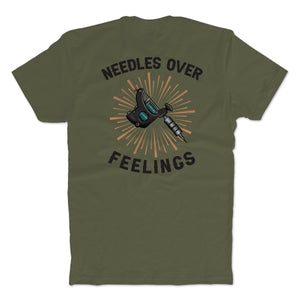 Needles Over Feelings T-Shirt