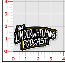 Underwhelming Logo Sticker