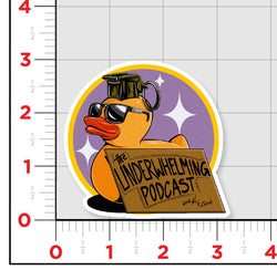 Underwhelming Duck Sticker