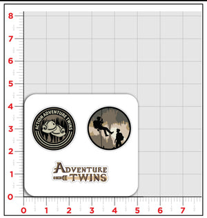 Action Adventure Twins Helmet Sticker Pack