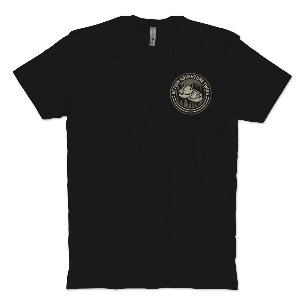Action Adventure Twins Logo T-Shirt