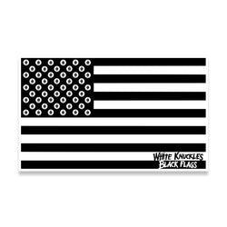 WKS White Flag Sticker