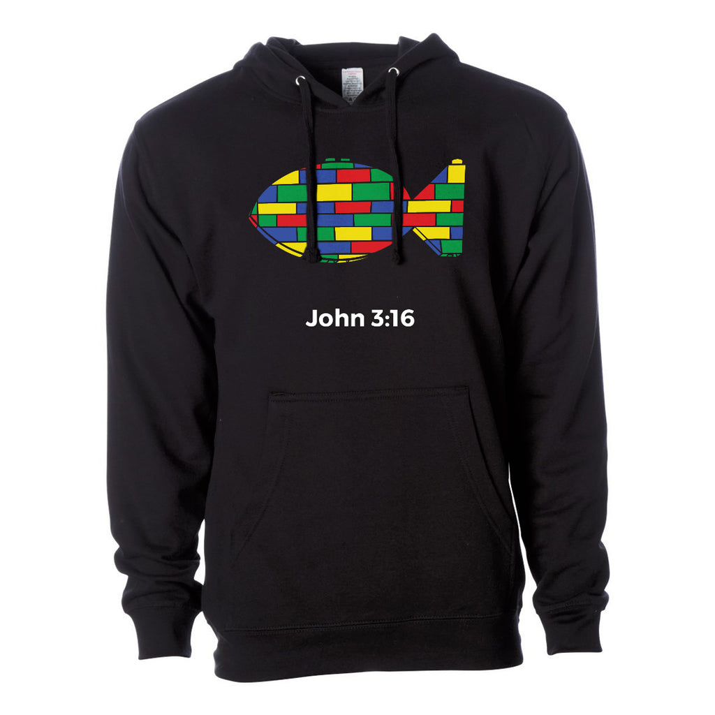 John 3:16 (Fish) Hoodie