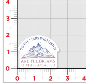 To The Stars Sticker