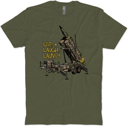 Patriot Live, Laugh, Launch T-Shirt