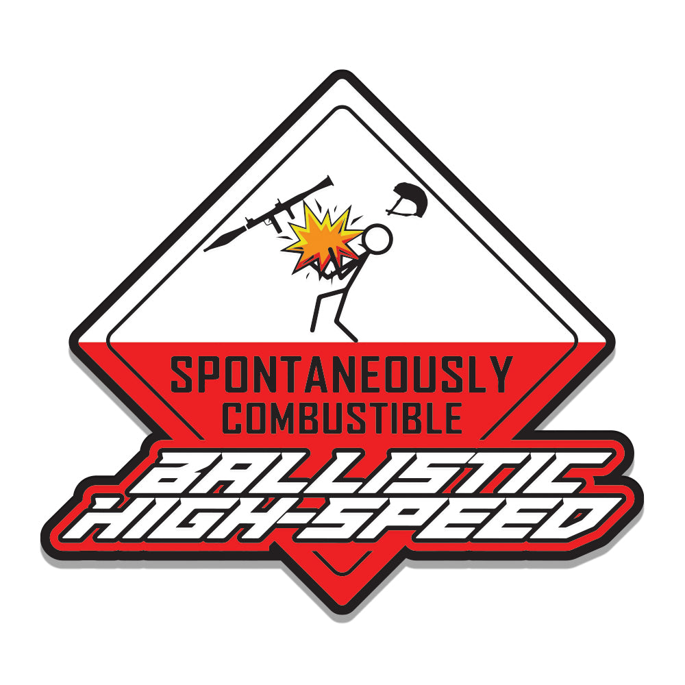 Ballistic High Speed Accident Sticker