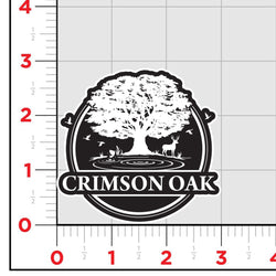 Crimson Oak Sticker