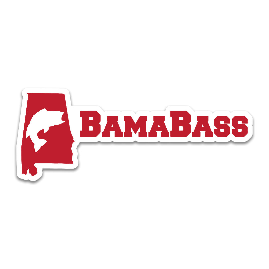 BamaBass Logo Sticker