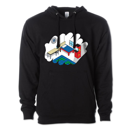 Brick Built Room Hoodie