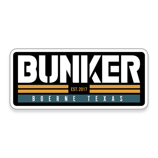 Bunker Stencil Sticker