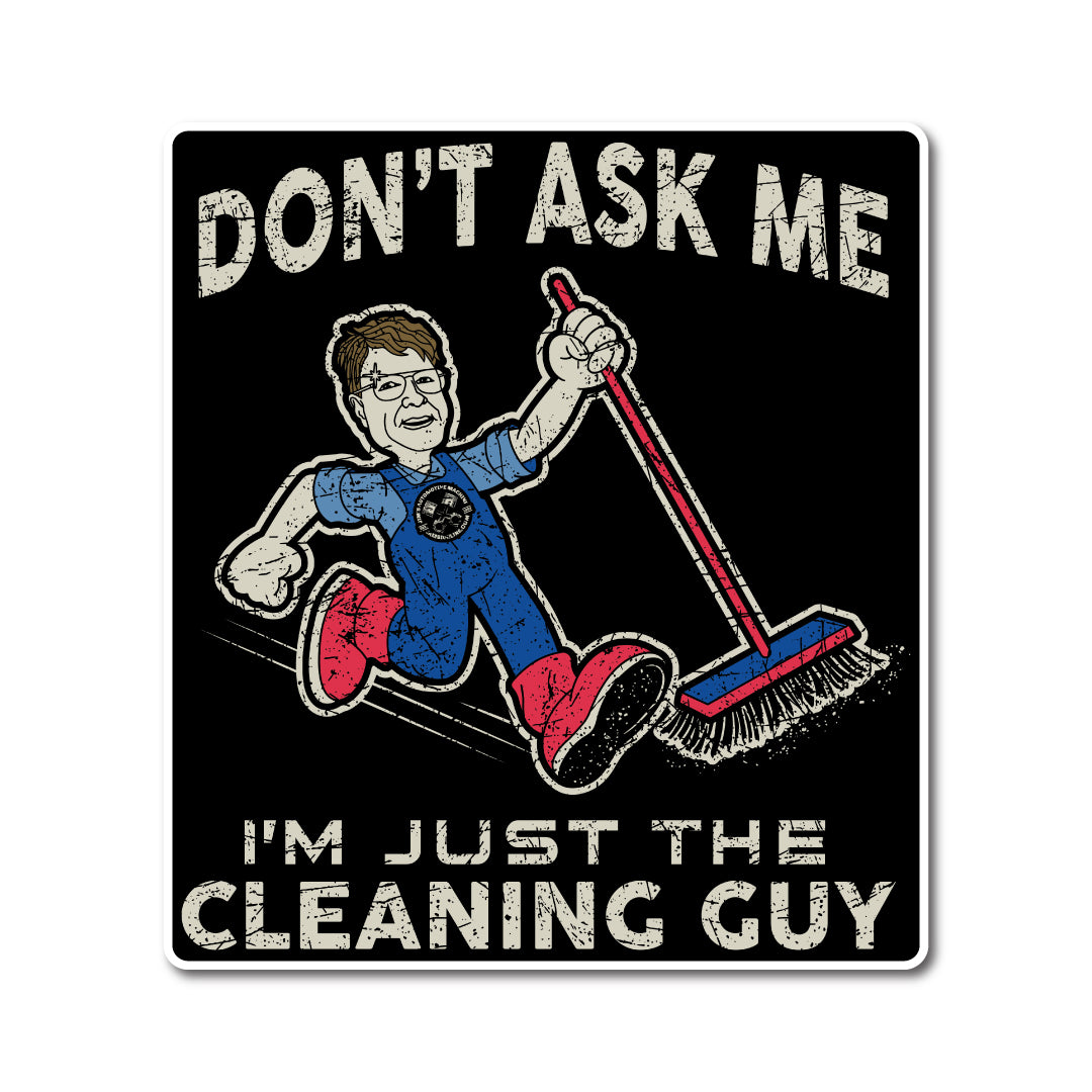 The Cleaning Guy Sticker
