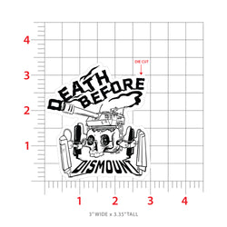 Death Before Dishonor Sticker