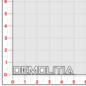 DEMOLITIA Sticker