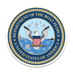 Department of the Boat People Sticker