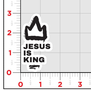 Jesus Is King Sticker