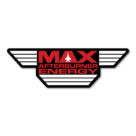 Max Afterburner Logo Sticker