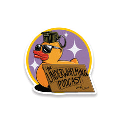 Underwhelming Duck Sticker