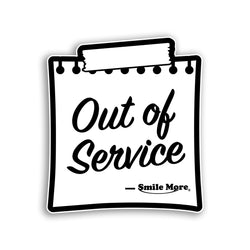 Out Of Service Sticker