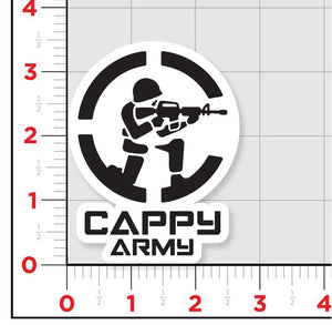 Cappy Army Logo Sticker