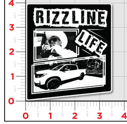 Rizzline Life Sticker