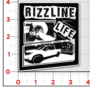 Rizzline Life Sticker