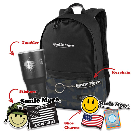 Smile More Backpack Bundle