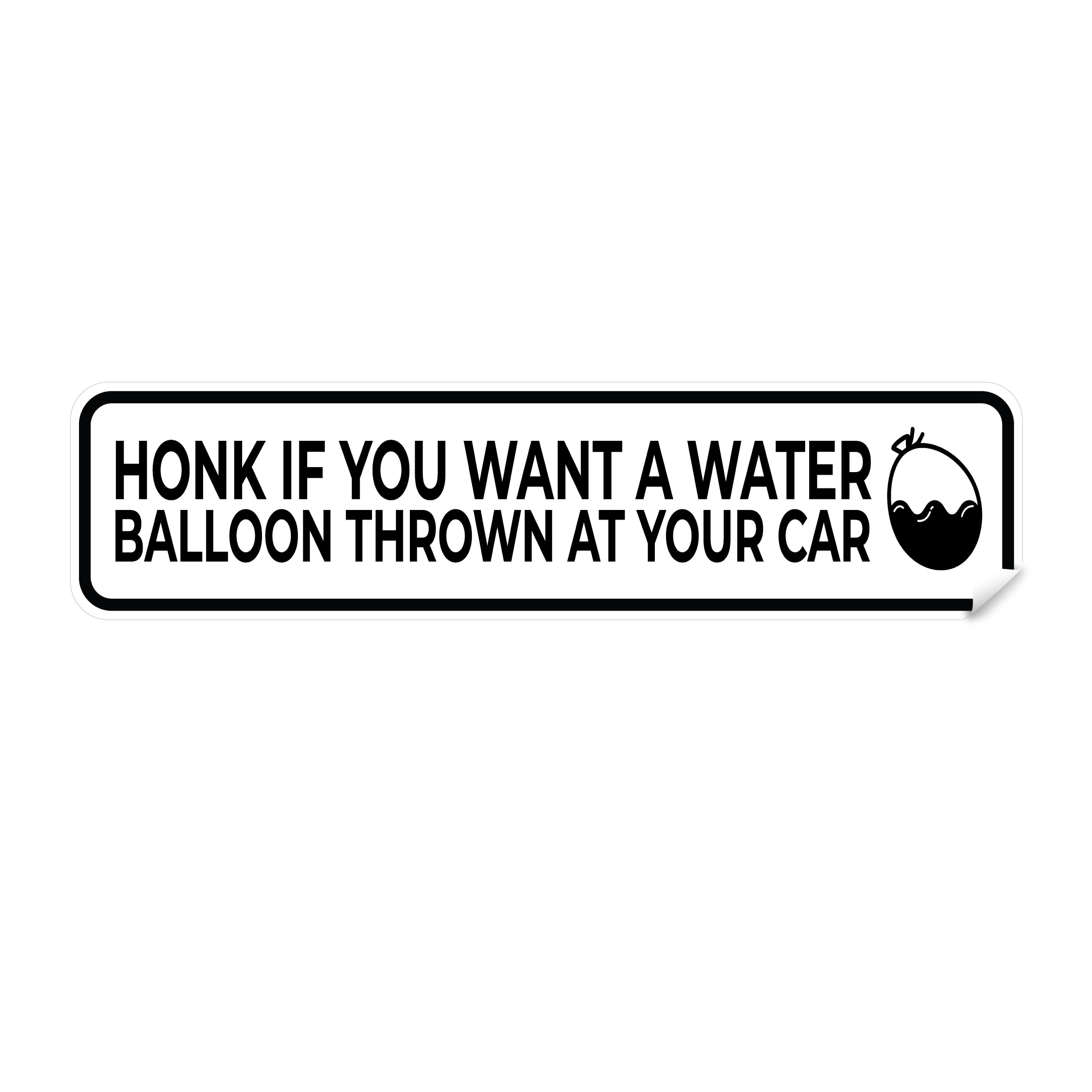 RC Water Balloon Bumper Sticker