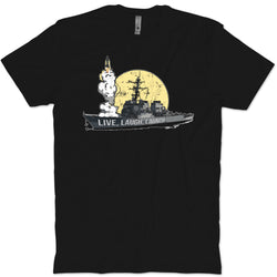 Live Laugh Launch Destroyer T-Shirt