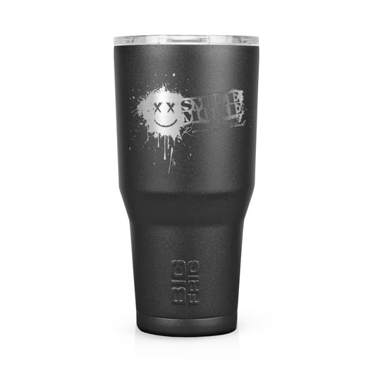 Smile More Splatter Tumbler