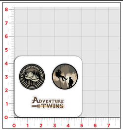 Action Adventure Twins Helmet Sticker Pack