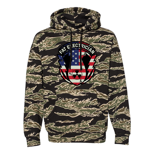 'Merica Tiger Camo Hoodie