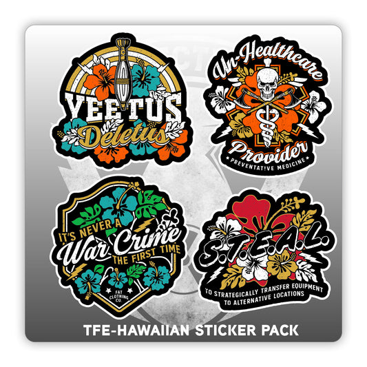 TFE Hawaiian Sticker Pack