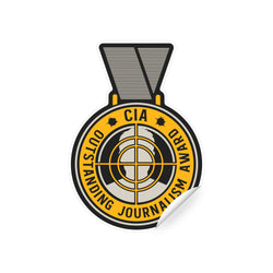 Journalism Award Sticker