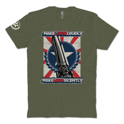 Make War Silently T-Shirt