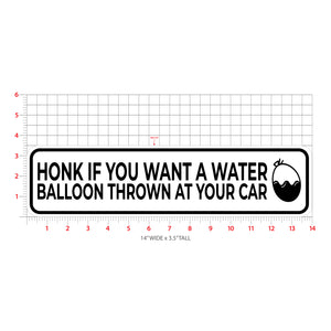 RC Water Balloon Bumper Sticker