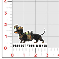 Protect Your Wiener Sticker