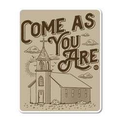 Come As You Are Sticker
