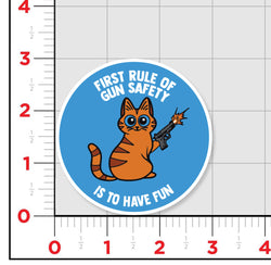 Gun Safety Sticker