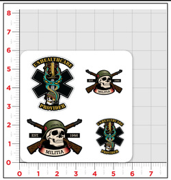 Unhealthcare 4.0/Athens TN Militia Sticker Pack
