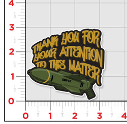 Bunker Buster Sticker