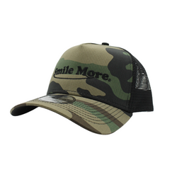 Smile More Camo Hat