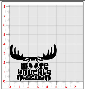 Moose Knuckle Racing Decal