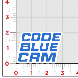 Code Blue Cam Logo Sticker